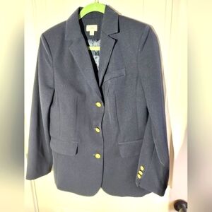 LL BEAN navy blazer, size 10.